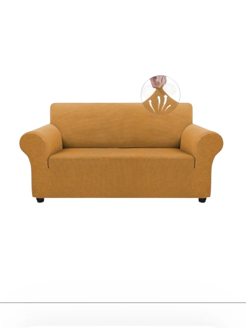 New golden 2 cushion loveseat cover